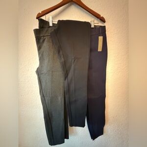 J. Crew Leggings in Charcoal, Black, and Navy